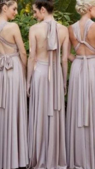 David's bridal versa convertible dress coral reef - Picture 3 of 8